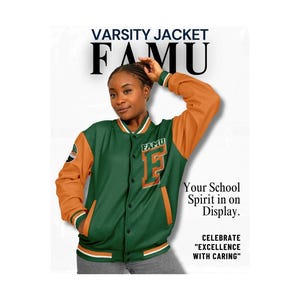 FAMU Rattlers Varsity Jacket: Venom Green Game Day Wear