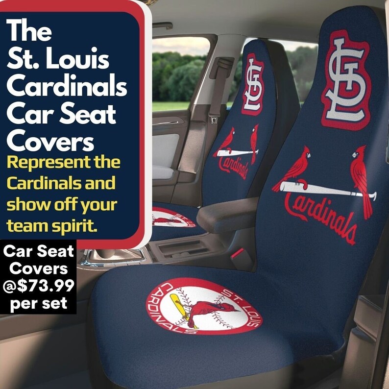 St. Louis Cardinals Car Seat Covers Perfect Gift for Etsy