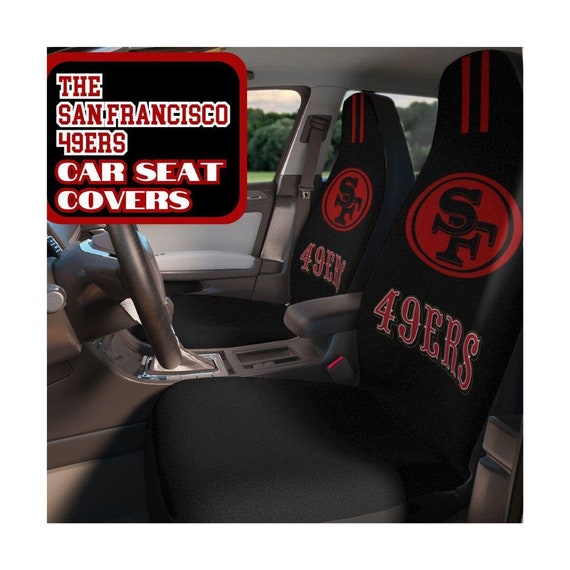 San Francisco Football Seat Cover Car truck Seat Protector Gift 49ers Fan Gift for Football Mom Dad Use for Pet Travel SF Game Day Gear Etsy