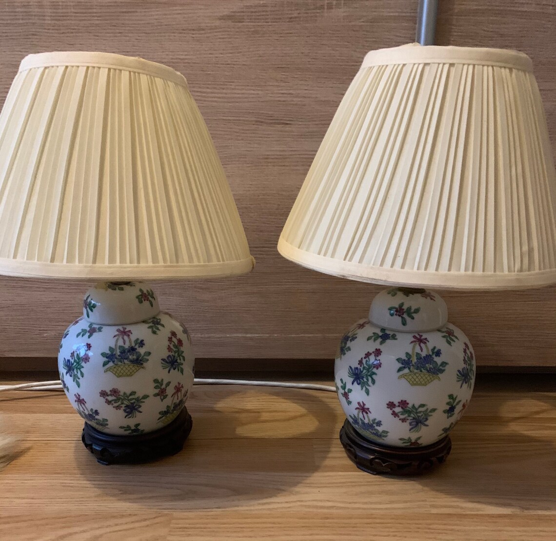 Vintage Paar elektrische Lampen im Chinesischen Imari Stil auf | Etsy