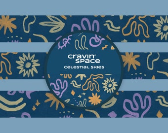 Celestial Washi Tape | Aesthetic | Cute | Illustration | Paper Tape | Night | Solar | Abstract