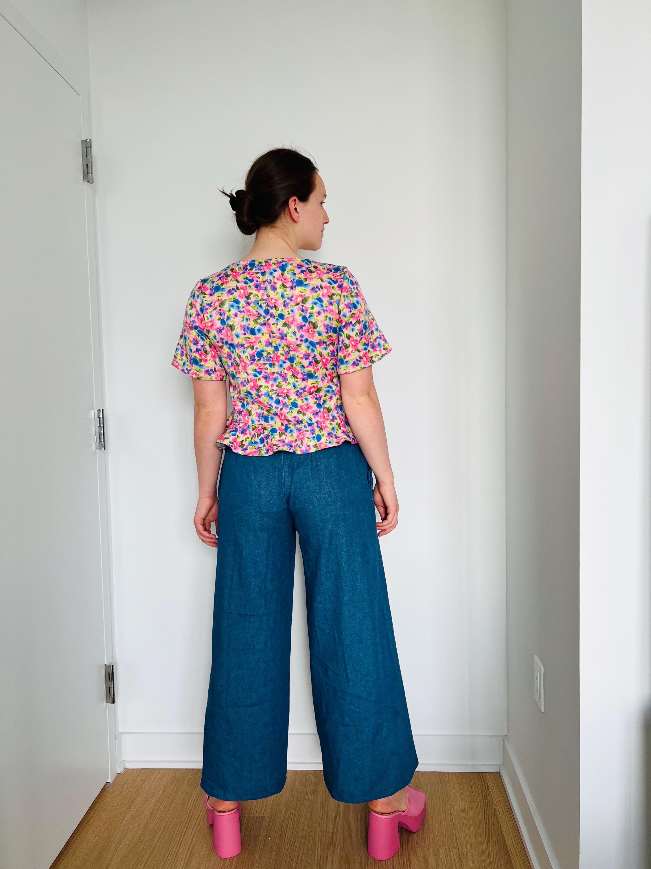 Boho Top Pattern Ruffle Top Pattern Printable Sewing Pattern Pdf