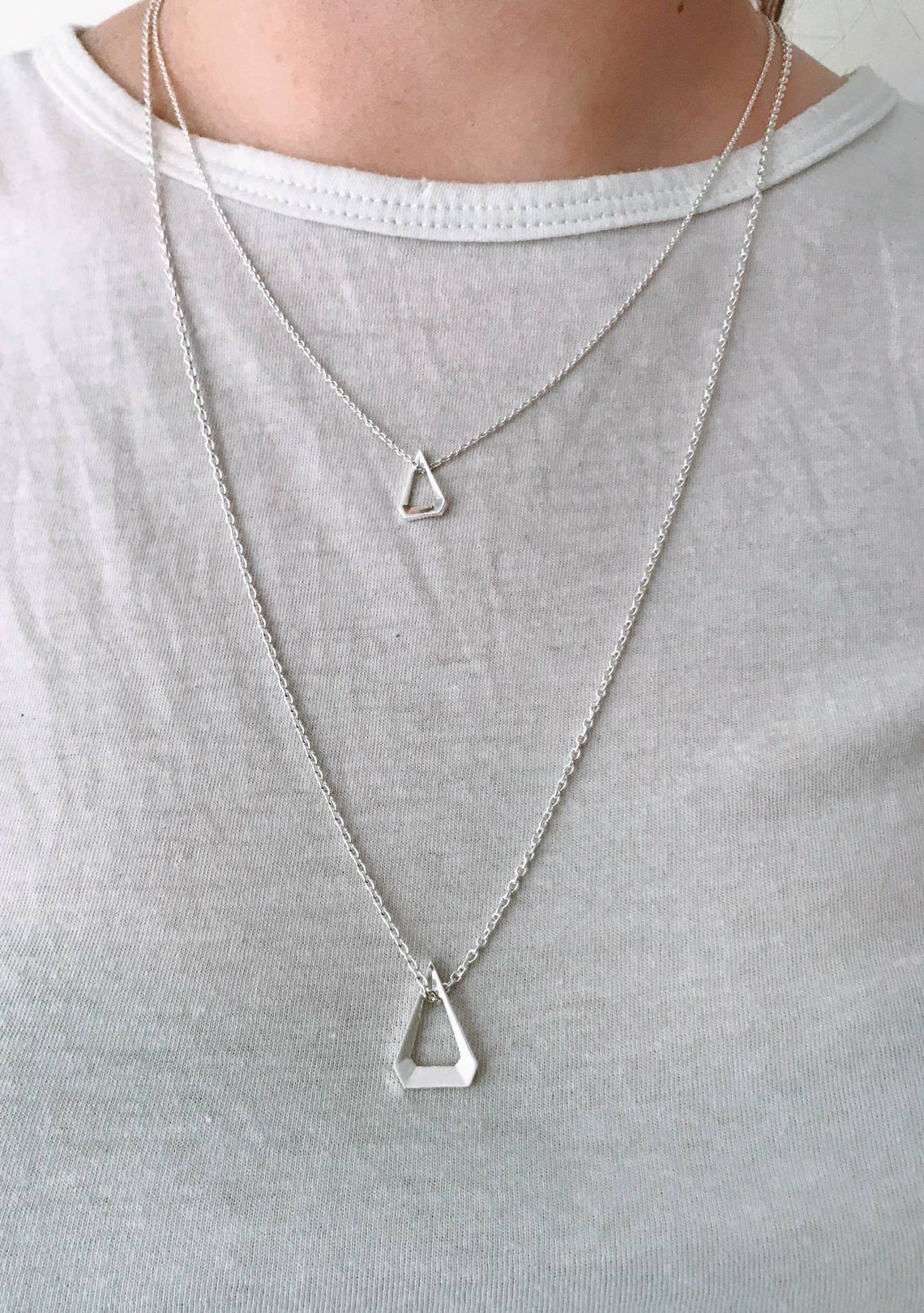 Minimalist Jewellery Minimalist Necklace Architectural Etsy UK