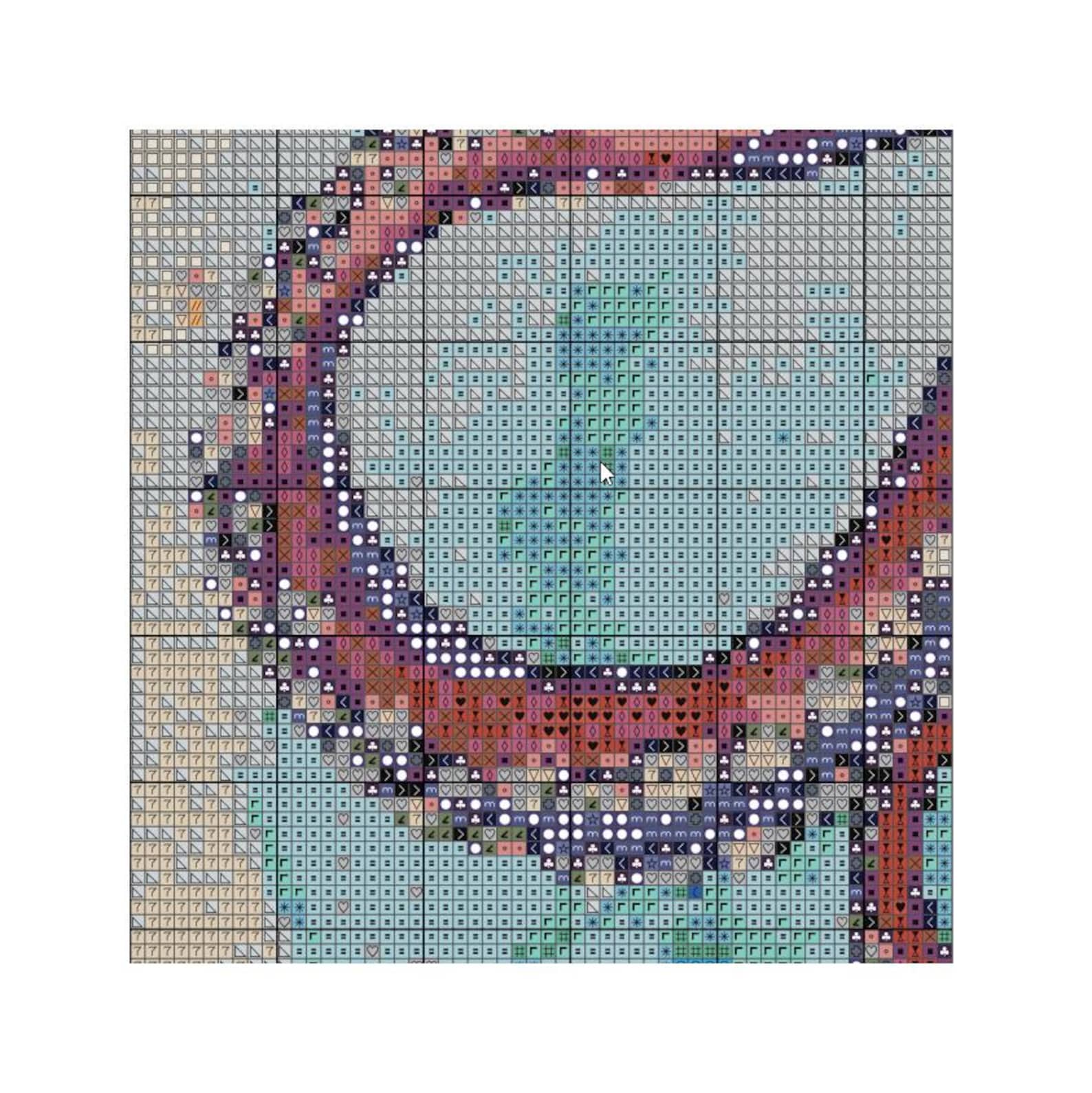 Octopus Watercolor Cross Stitch Pattern - Design Size: 200 X 200 ...