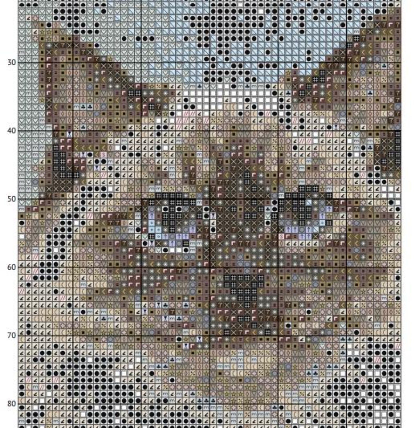 Ragdoll Cat Watercolor Cross Stitch Pattern - Design Size: 200 X 200 ...