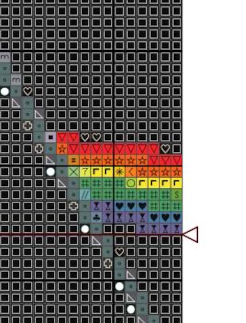 Pink Floyd Pattern Pink Floyd DSOTM Cross Stitch Pattern: Rainbow Prism Fan Art (PDF ...