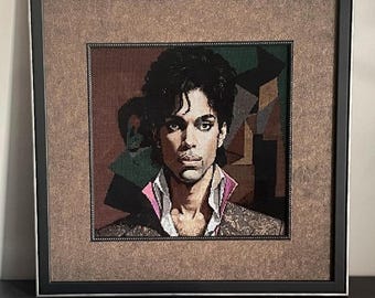 Prince The Artist Fan Art 80s Music Musician Cross Stitch Pattern 200 x 200 Stitches
