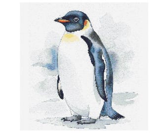 手描きペンギン絵画B4サイズ 手描きペンギン絵画B4サイズ 手描き
