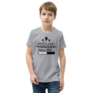 Youth Short Sleeve T-Shirt muscles