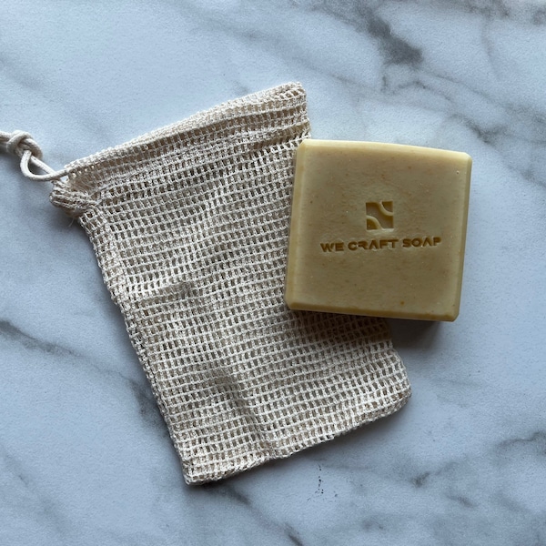 Eco-Friendly Sisal Soap Pouch for Zero Waste Bathing - biodegradable sisal soap pouch to keep your soap bars dry and long-lasting!