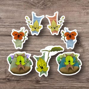 STICKER PACK - Lot de 7 Stickers "Korogus" - Stickers décoratifs - Stickers pour Bullet Journal