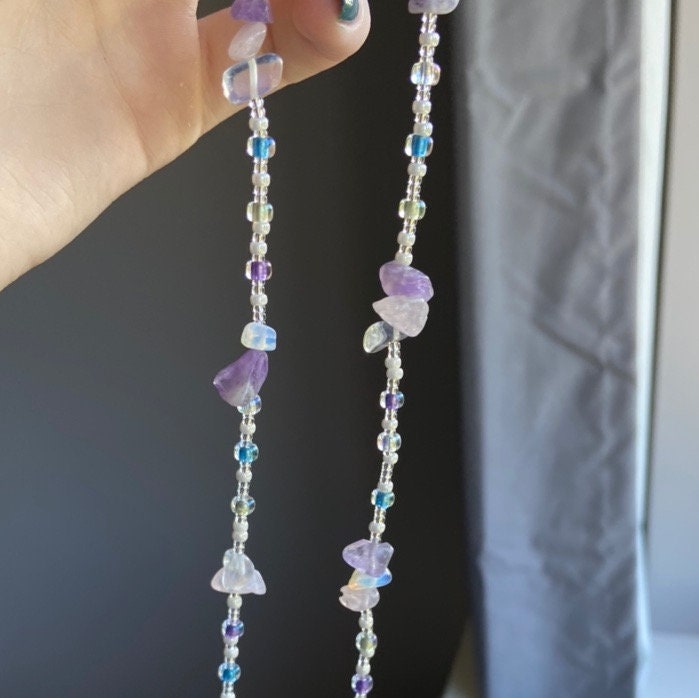 Crystal beaded waist beads/ waist chains Etsy