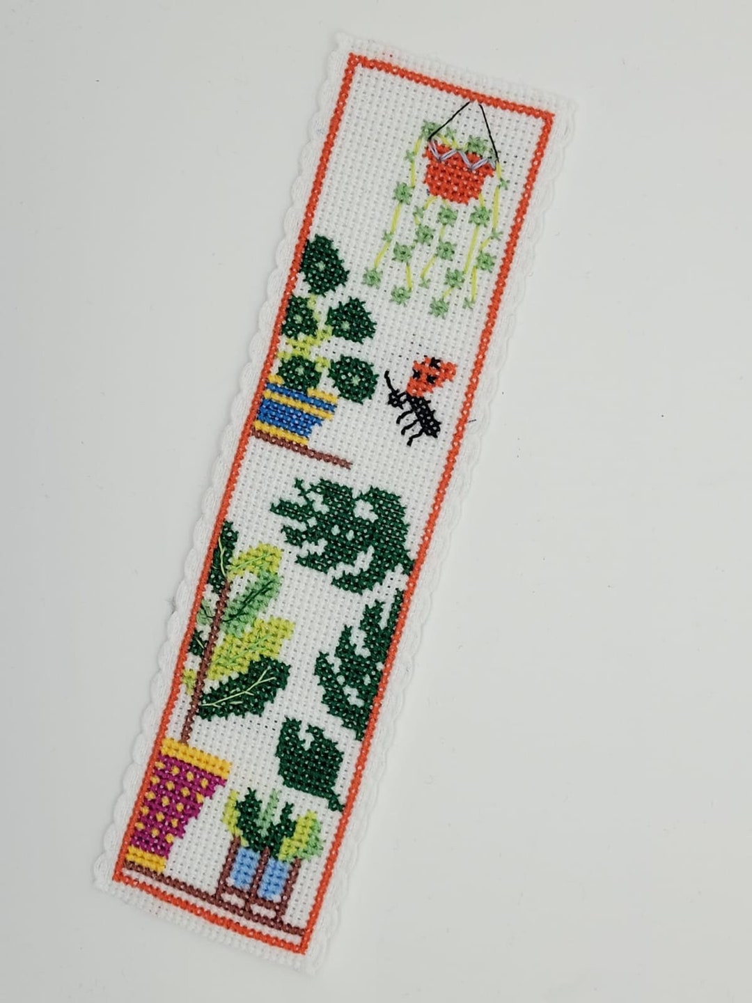 Plants Cross Stitch Bookmark Pattern PDF, Easy Cross Stitch Chart