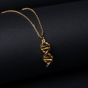 DNA Necklace/Molecule Necklace/Nurse gift/Biology Necklace/Gift for Scientist/Teacher gift/Gift for Chemist