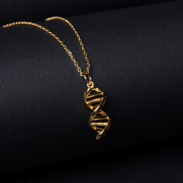 DNA Necklace/Molecule Necklace/Nurse gift/Biology Necklace/Gift for Scientist/Teacher gift/Gift for Chemist