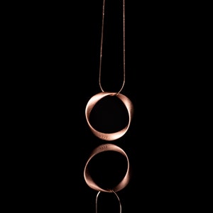 Mobius Strip Necklace/ Math Jewelry/Math Gift/Science Necklace/Math Gift/Science Gift/Gift for Scientist/Science Gift STEMinist/Teacher gift