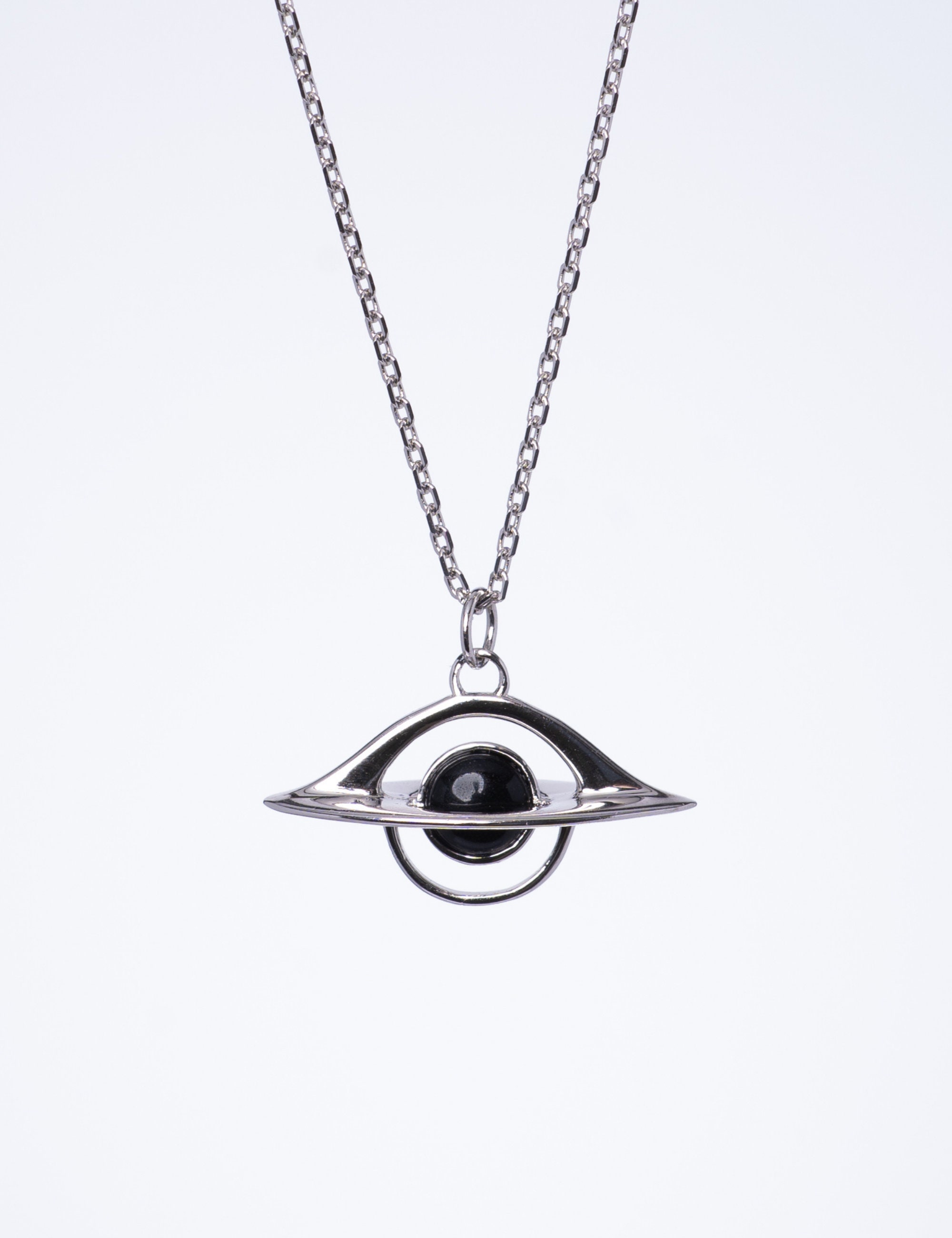 Black Hole Necklace in Sterling Silver/gift for Geeks/gift for Etsy