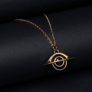 Black hole Necklace/Gift for Geeks/Gift for Scientist/Astronomy gift/Teacher gift