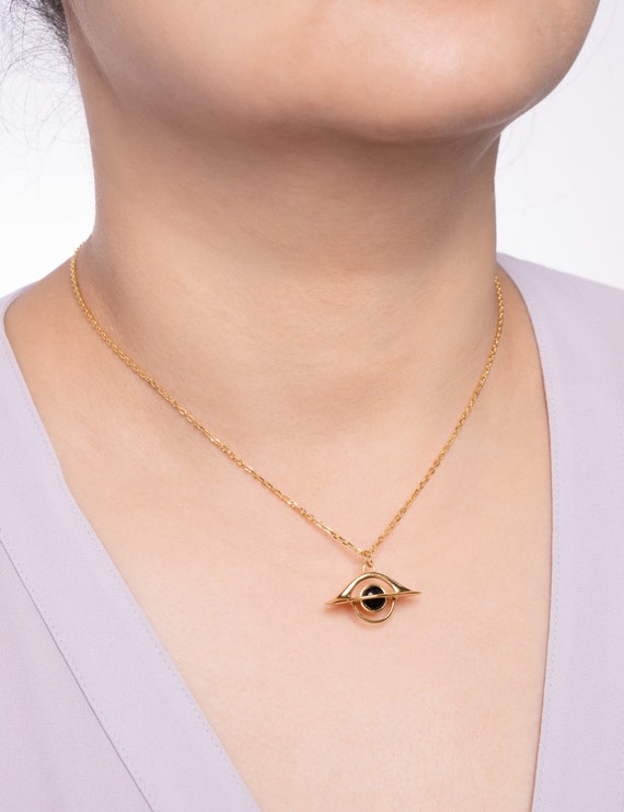 ネックレス・ペンダント Black Hole Su Multi Thread Fringes Necklace Black Hole Necklace/gift for Geeks/gift for Scientist