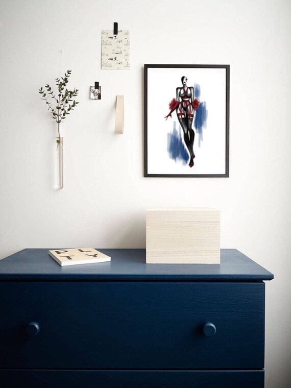 Cabaret Woman Poster Etsy