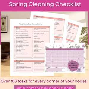 spring cleaning checklist