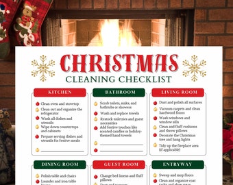 Christmas Cleaning Checklist, The Ultimate Guide to Christmas Cleaning and Home Preparation, Prepare Your Home for the Holidays