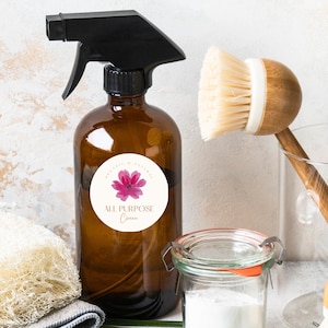 Printable Cleaning Labels for Home Organization, Homemade Cleaning Products Labels, Spray Bottle Stickers, PDF, Avery Template For Printing