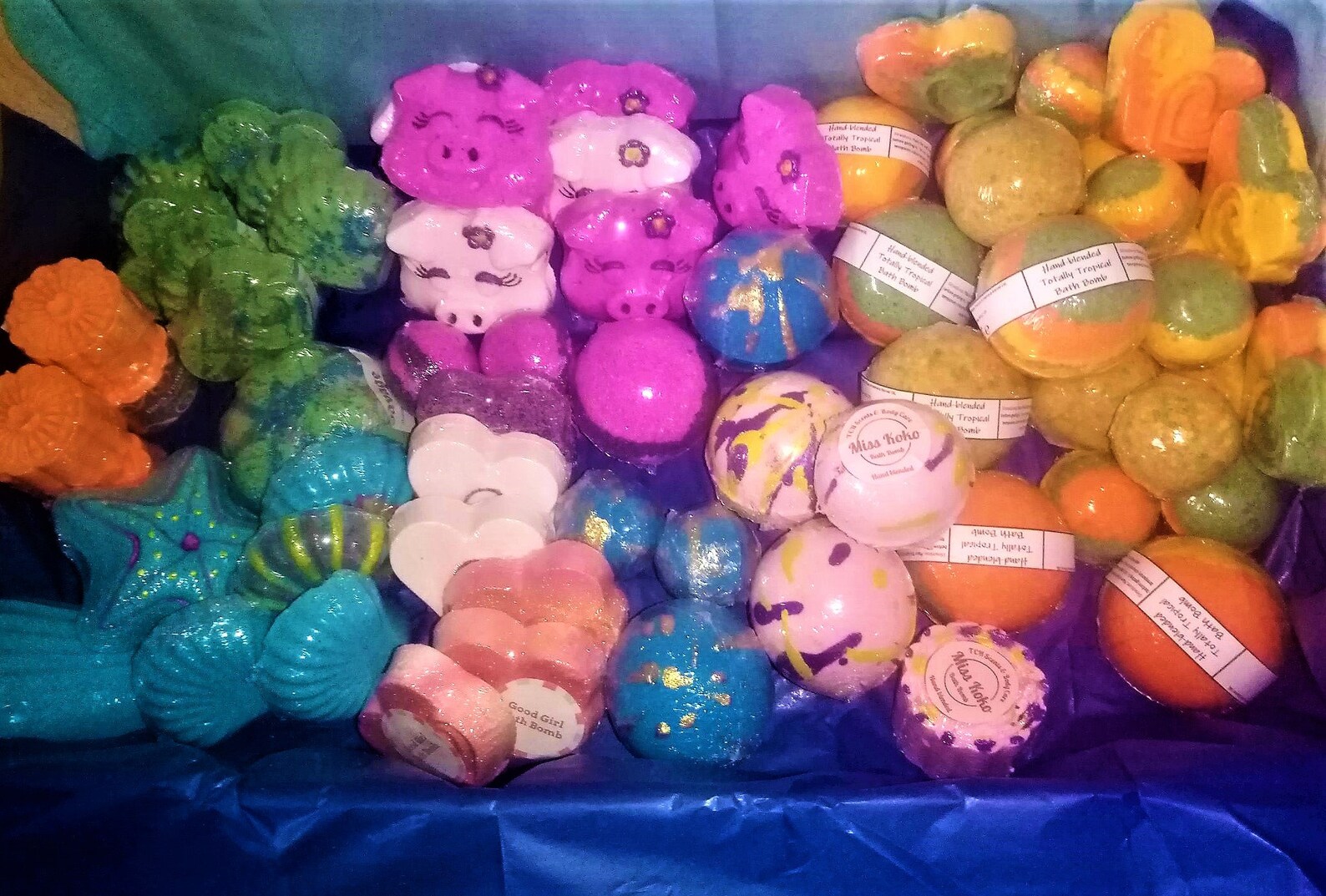 Scented Bath Bombs 10x50g500g Mixed Fragrance | Etsy