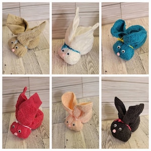 BooBoo Bunny Washcloth, BooBoo Bunny, BooBoo Washcloth Bunny with reusable ice cube
