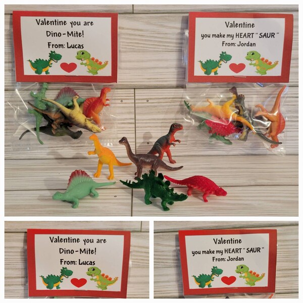 Valentine Dinosaur Party Favors, Valentine Dinosaur, Dino-Mite Valentine, Valentine Classroom, Dinosaur Valentine Gifts