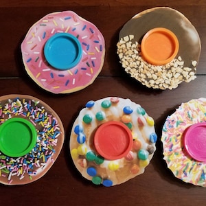 Donut Play-Doh Birthday Favors with Personalized Topper, Kids Party Favors, Play-Doh Goodie Favors