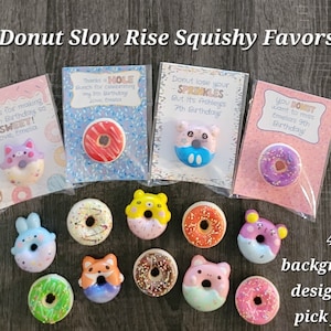 Donut Birthday Favors, Doughnut Party Favors Doughnut Favors, Two Sweet Party, Kawaii Sweets Dessert Goodies