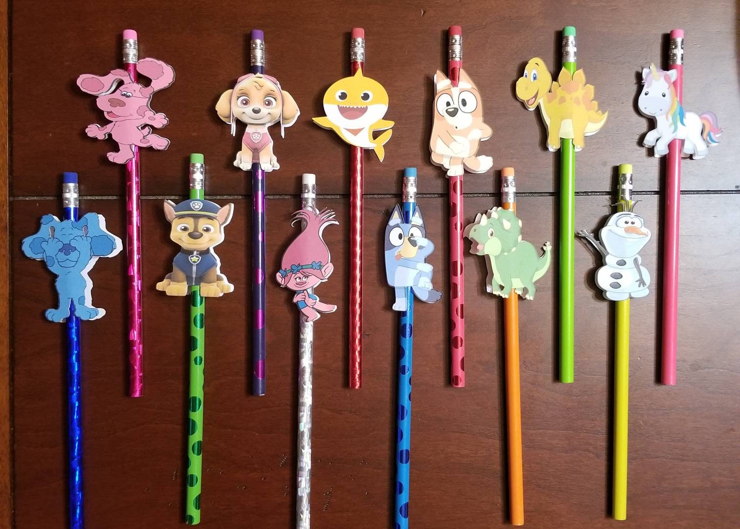 Kids Pencil Party Favors Party Favor Pencils Birthday Party Etsy