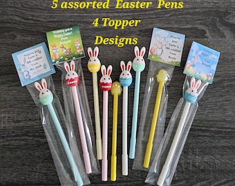 Easter Theme Pens, Easter Basket Filler, Kids Easter Gifts