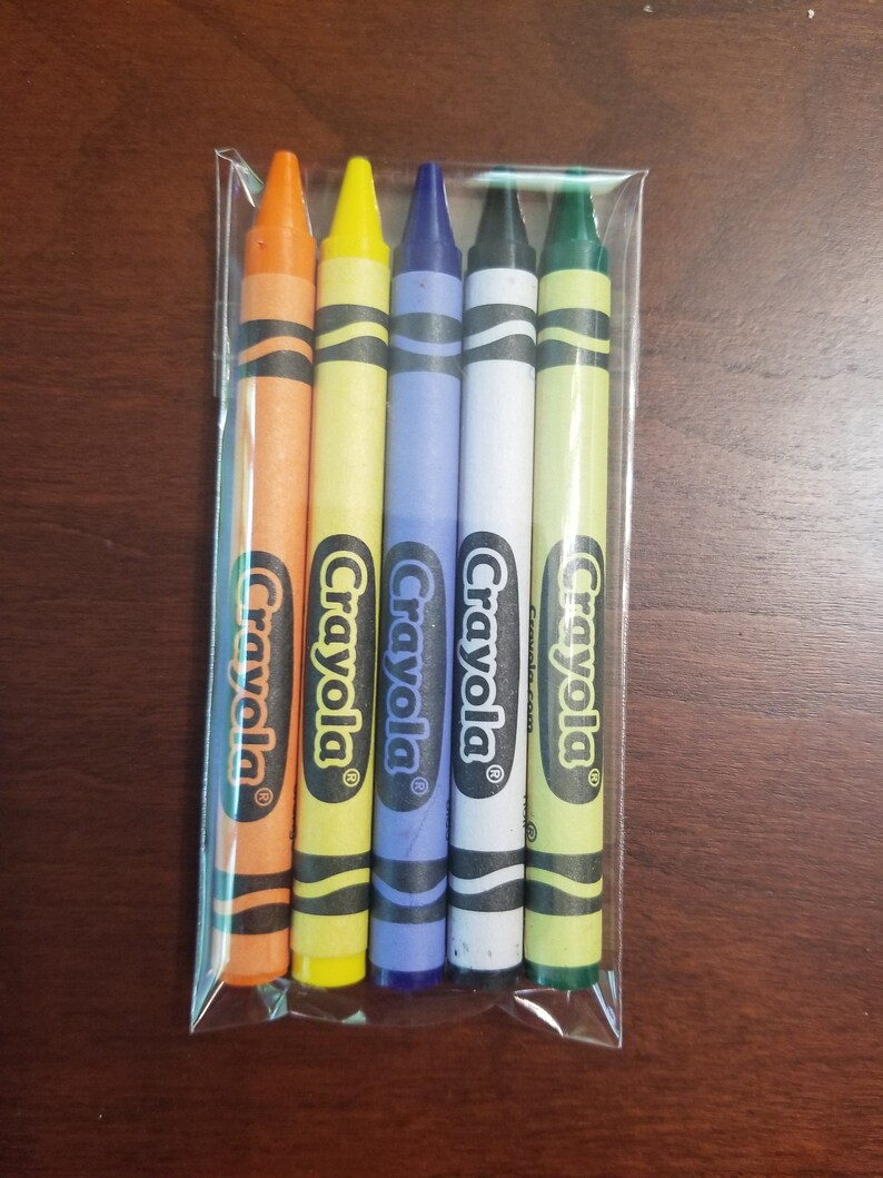 Kids Crayons or Painting Party Favor Bags. 1 Bag 1 Child Etsy