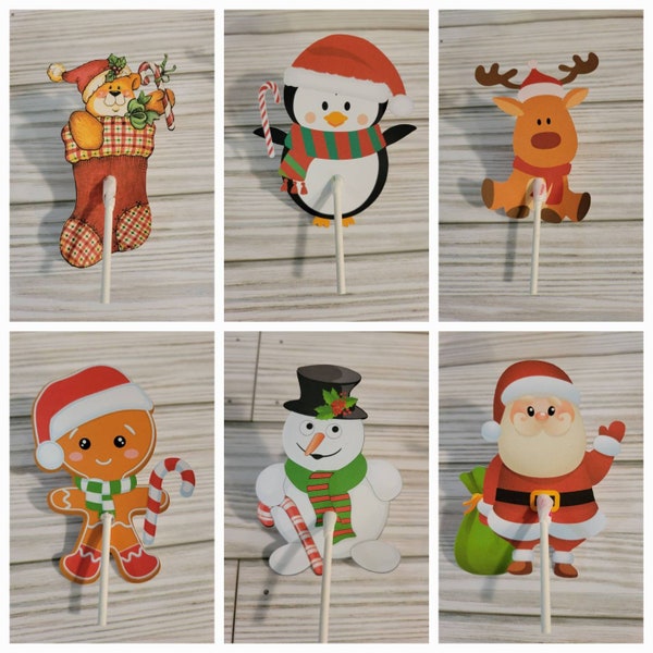 Holiday Themed Lollipops, Kids Stocking Stuffer, Christmas Stocking Stuffer, Xmas Party Favors, Holiday Classroom favors