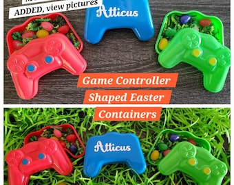 Personalized Game Controller Easter Egg Containers, Easter Basket Filler, Easter Egg Shapped Game Controller