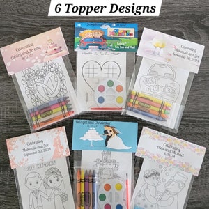 Wedding or Shower Favors for Kids or Adults, Wedding/Shower Activity Kit for Kids, Kids Wedding/Shower Favors