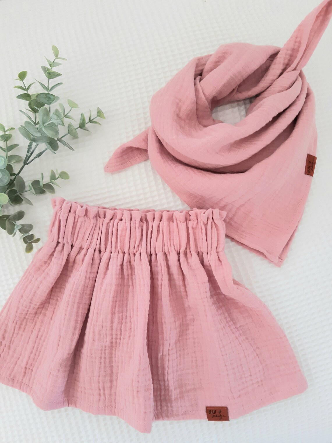 Muslin skirt with matching muslin cloth size 80 Etsy