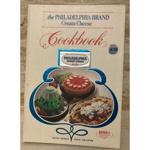 1981 Philadelphia Cream Cheese Cookbook 100th Anniversary