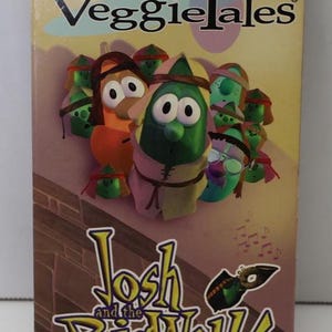 VeggieTales Josh and the Big Wall VHS Tape Big Idea Prod. Kids Christian Video