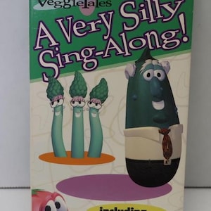 VeggieTales A Very Silly Sing Along VHS Tape Big Idea Prod. Kids Christian Video
