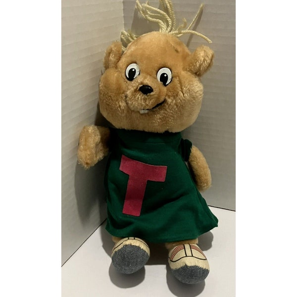 Alvin and the Chipmunks Theodore Bagdasarian Stuffed Plush 1983 Vintage 10 inch