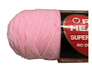 Gomitolo Di Filato Red Heart Super Saver - Colore Perfect Pink Per Uncinetto E Maglia