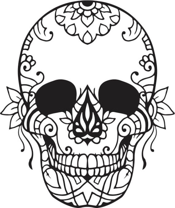 Cinco De Mayo Skull Coloring Pages