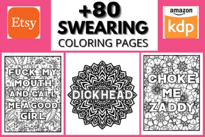 NSFW 80 Coloring Pages - Etsy