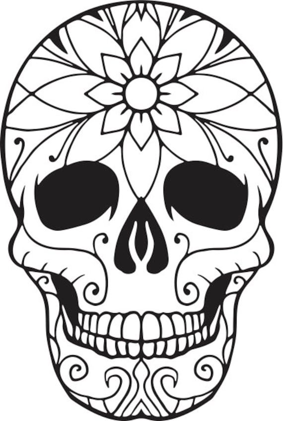 sugar skulls coloring pages