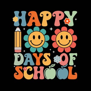 100 Days of School Svg, Happy 100 Days of School Svg, School 100th Day Svg, Back to School Svg, 100 Days of School Shirt, Teacher School Svg