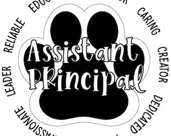 Assistant Principal Svg, Back to School Svg, Teacher Svg, School Svg, Kids Svg, Svg Designs For Cricut, Sublimation Designs Downloads