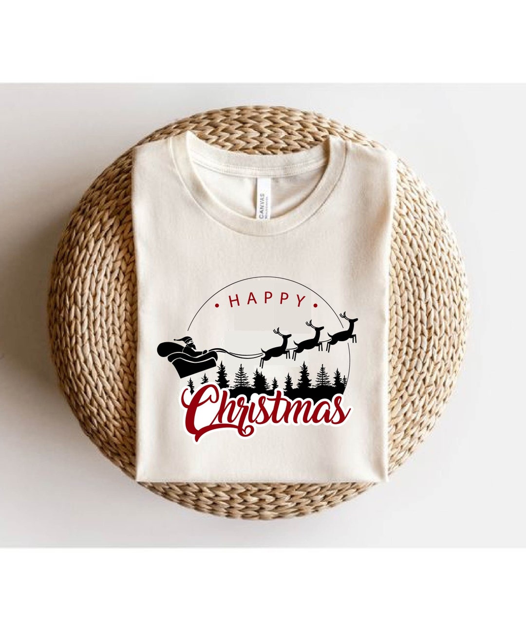 Merry Christmas SVG, Christmas SVG, Christmas Scene With Santa SVG, Cut